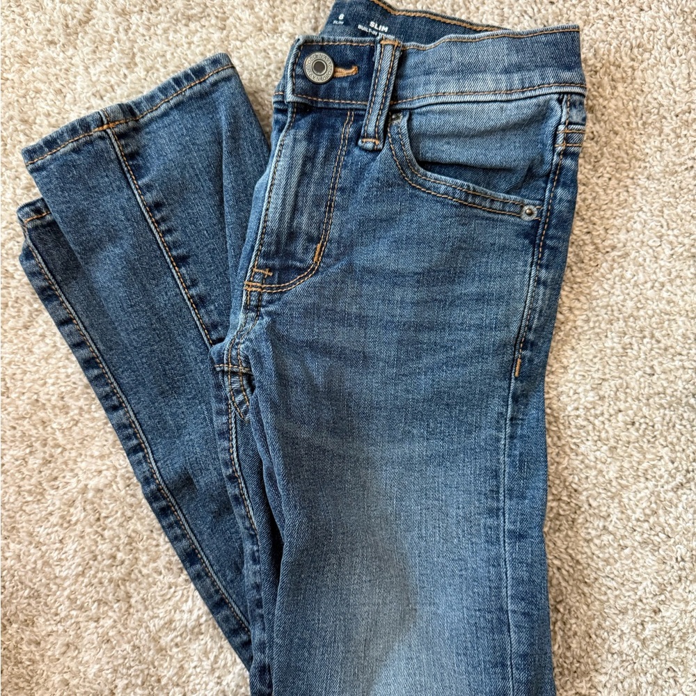Old Navy Slim Straight Adjustable Jeans